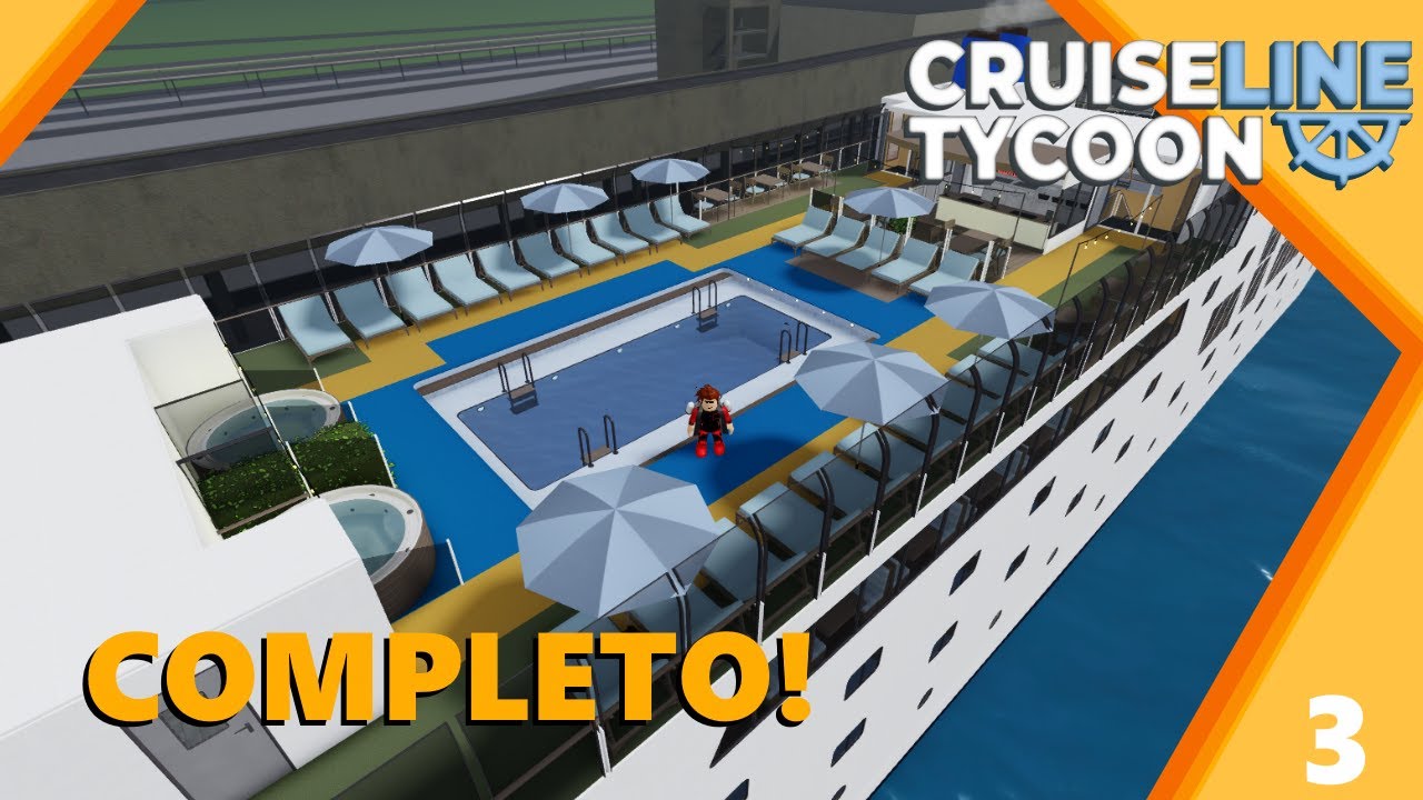 Construí o MELHOR Classe EXPLORER [Cruise Line Tycoon]