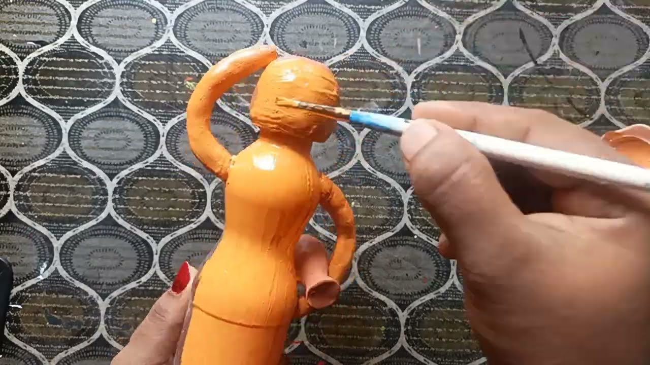 #channapatna toys making with bottle #doll making with plastic bottle