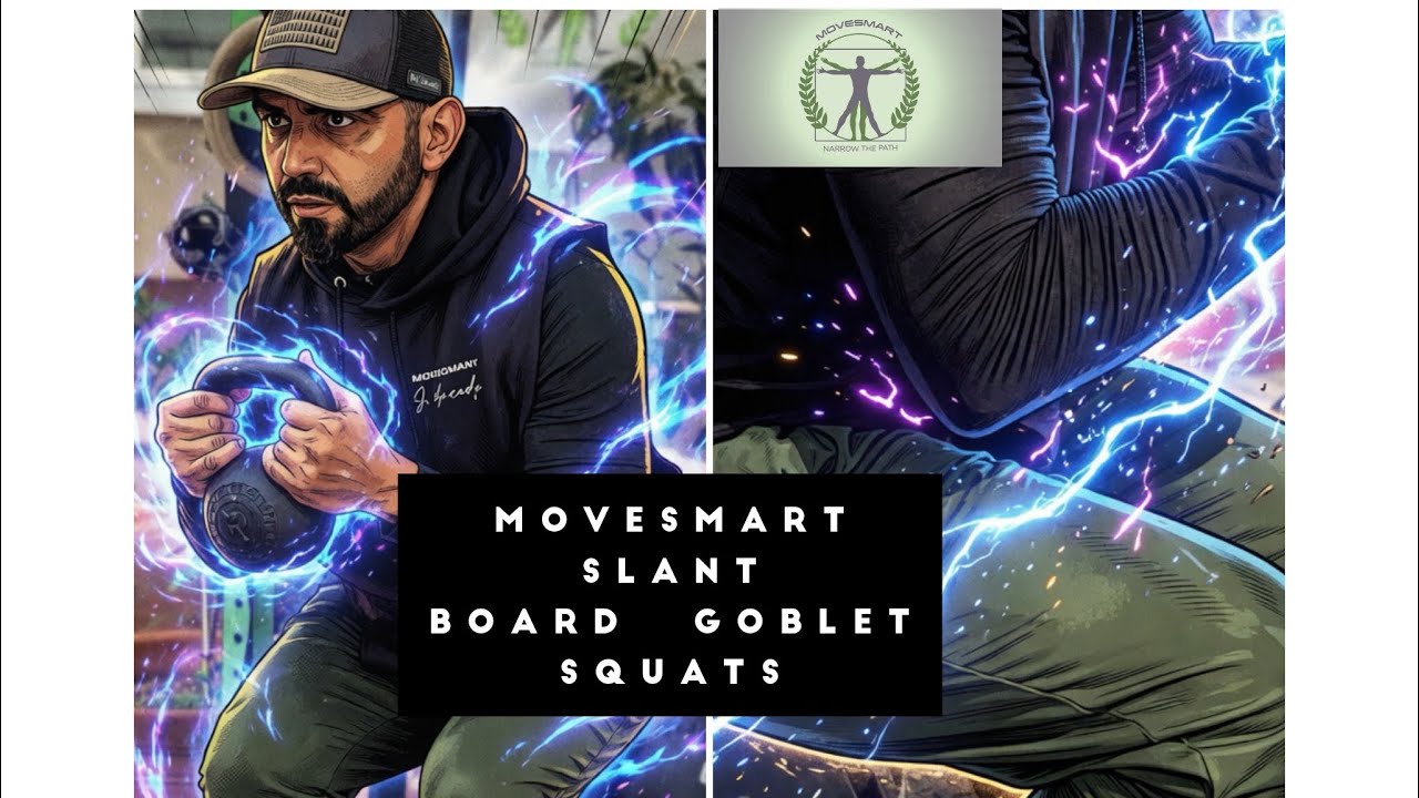 MoveSmart Slant Board Goblet Squat