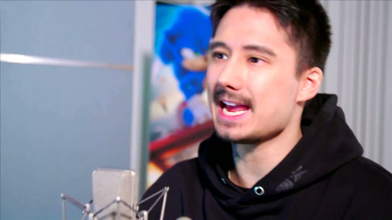 Julien Bam im Synchronstudio für 