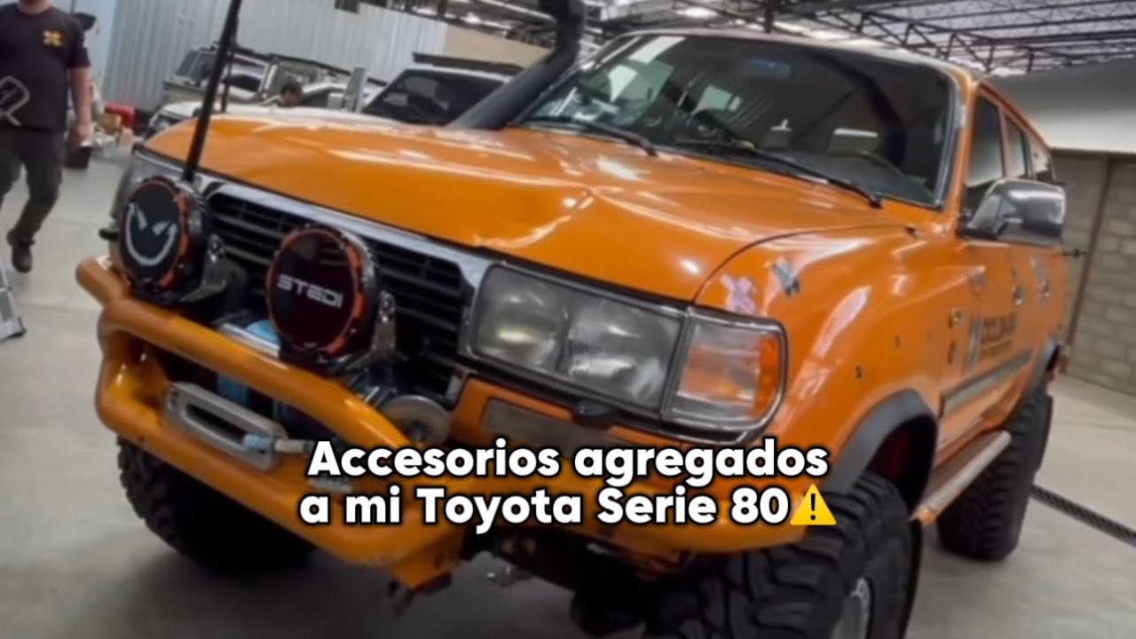 De esta manera tengo equipada mi Toyota serie 80, la famosa gallina que uso en rutas extremas 🇻🇪