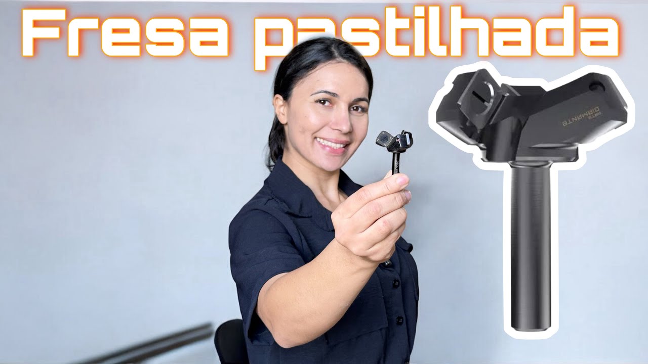 FRESA PASTILHADA PARA PLAINAR MADEIRA. Arte Diamante.