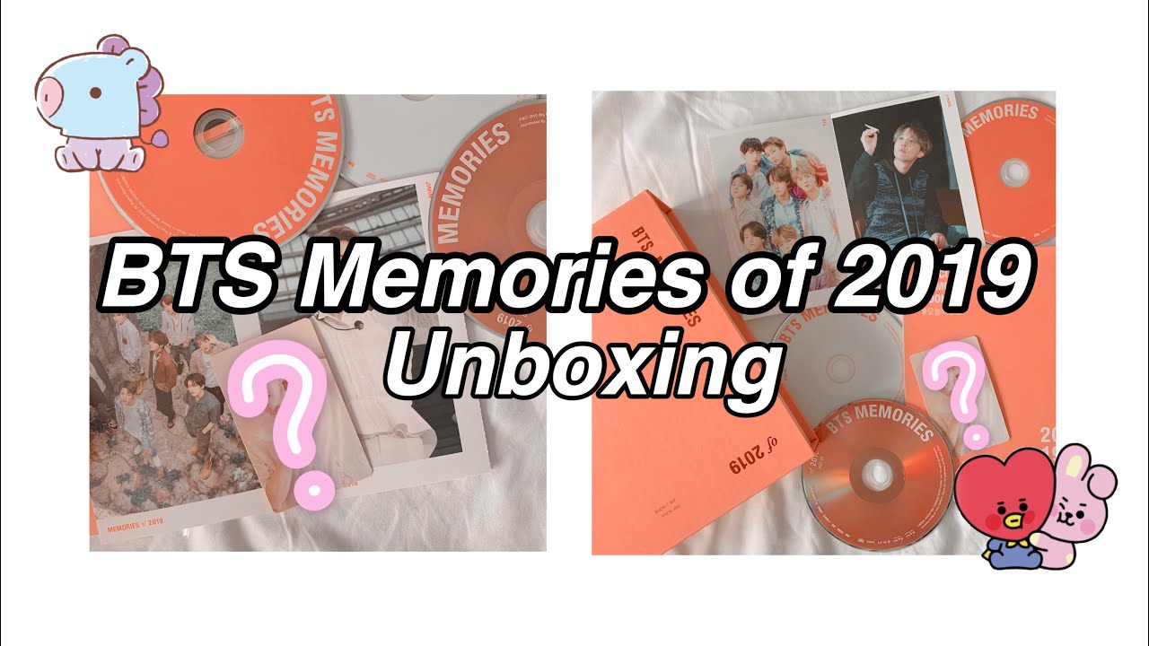 BTS Memoires Of 2019 Unboxing