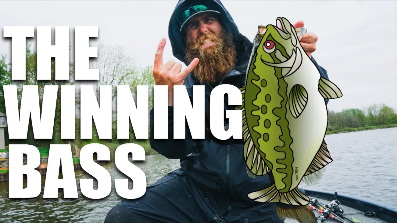 The WINING Bass was BARLEY Hooked -- (Fishing Evergreen Jackhammer)