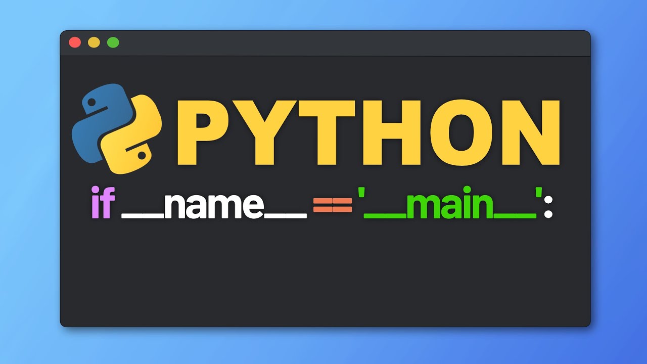 Python IF NAME == MAIN einfach erklärt! 💡 | Tutorial für Anfänger (Deutsch)