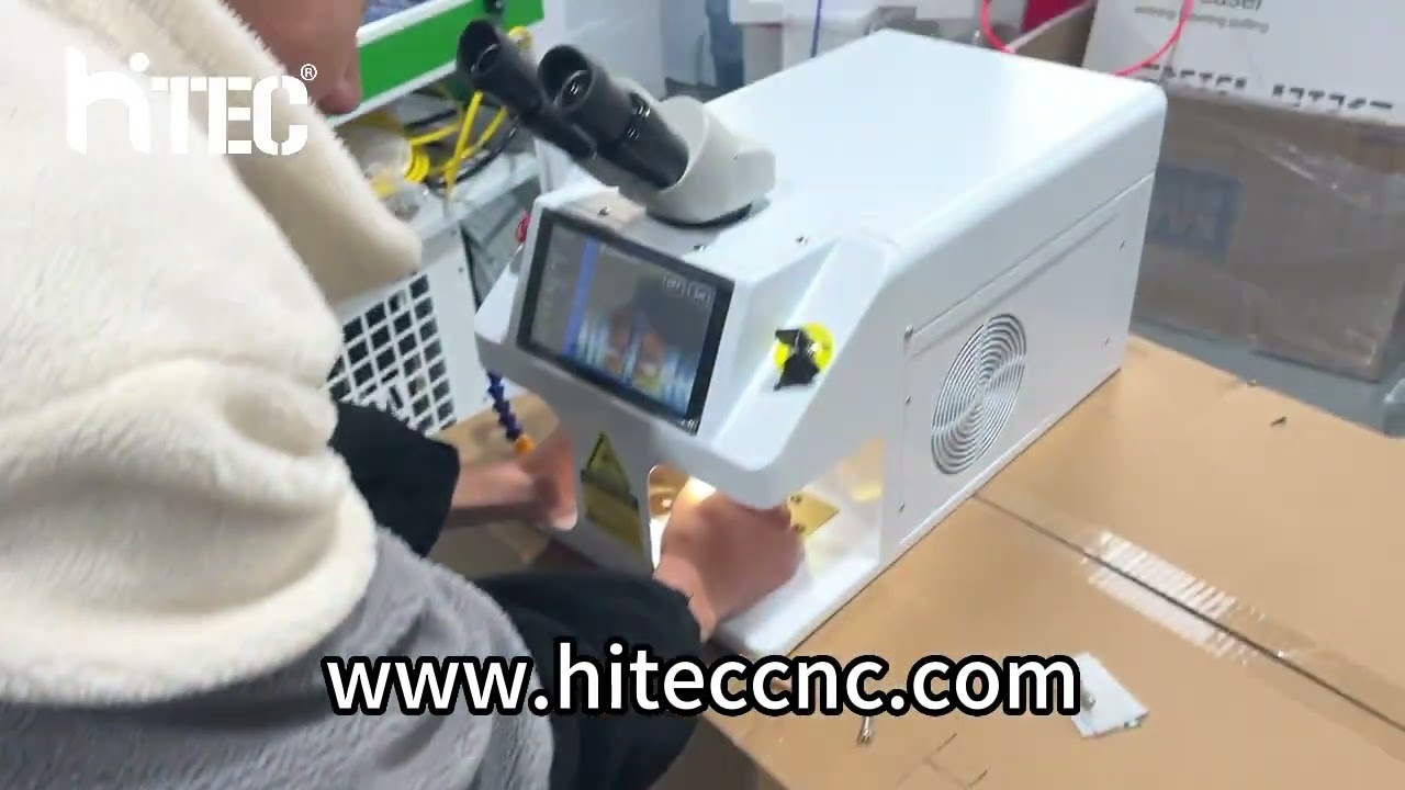 Jewelry fiber laser welding machine high precision easy operation pulse type