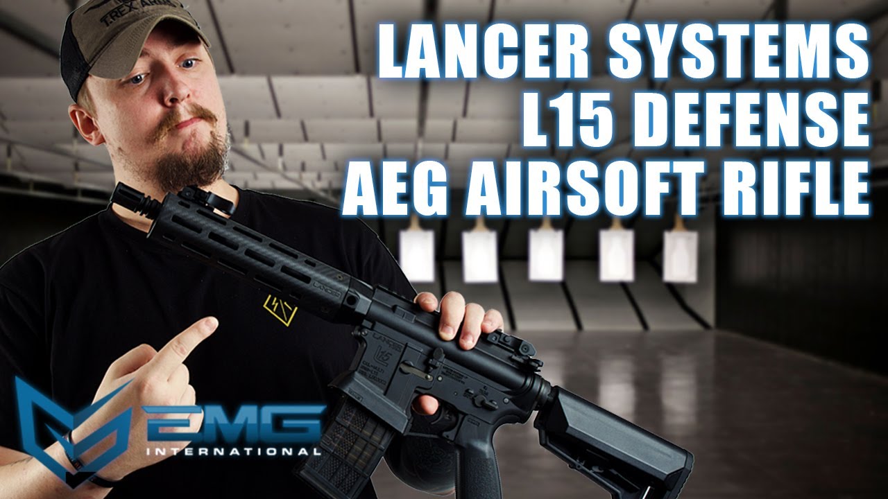 Carbon Fiber!?!? - EMG Lancer Systems L15 Defense AEG Review | RedWolf Airsoft