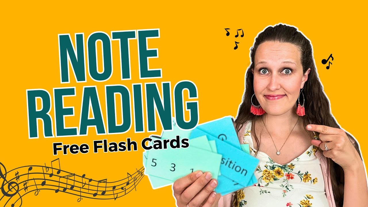 How To Read Music: Finger Number Flash Cards for your piano students