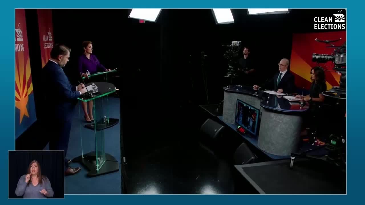 FULL DEBATE: Ruben Gallego, Kari Lake     face off in U.S. Senate debate