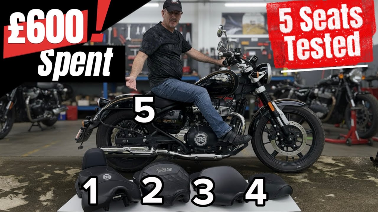 5 Royal Enfield Super Meteor 650 Seats Compared - Which ONE is Worth It?
