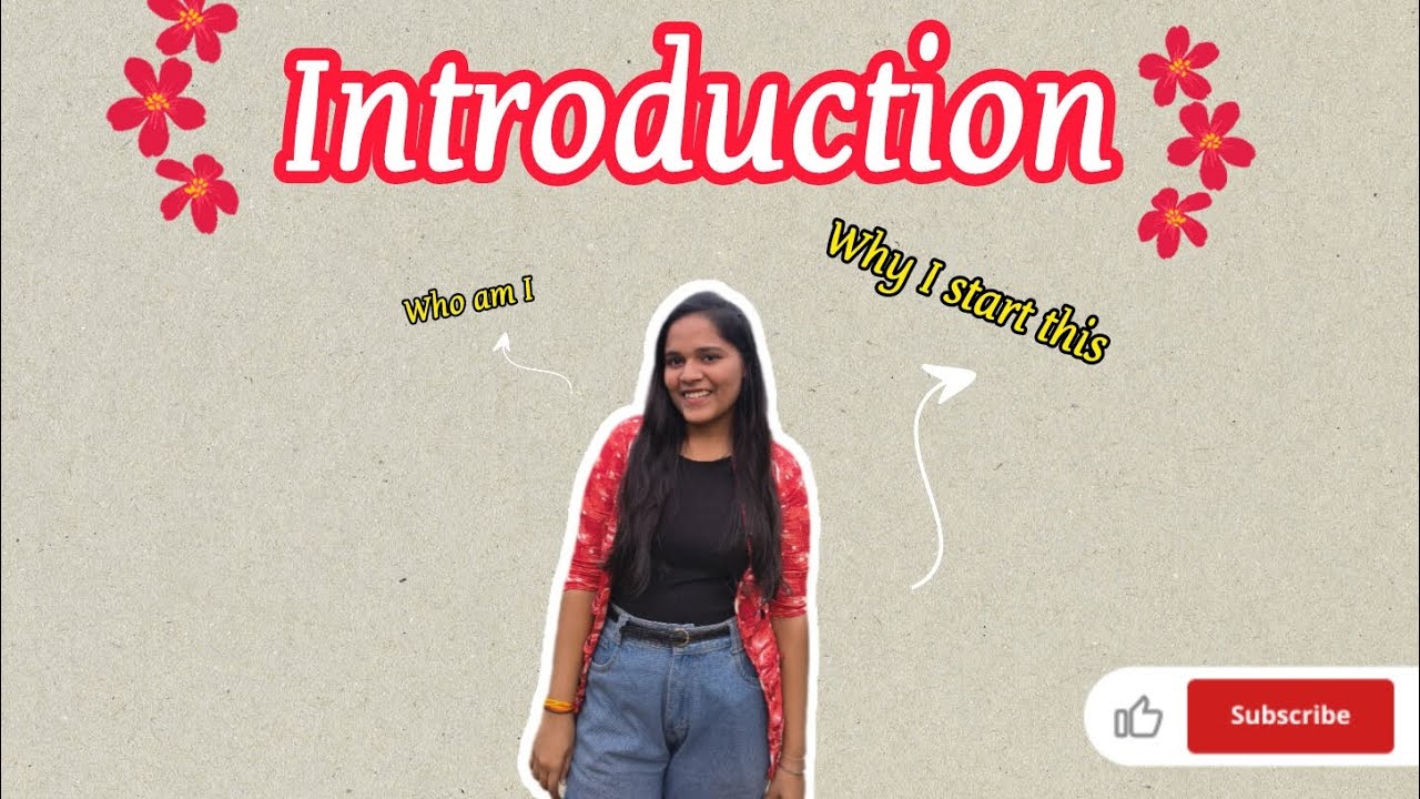 Introduction to my New, fresh and Raw Channel ✨