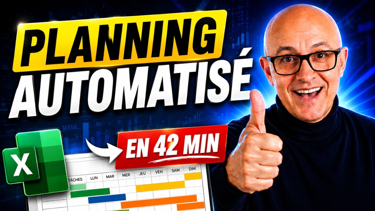 Automatise Ton Planning Sur Excel (Sans VBA) ! 📅
