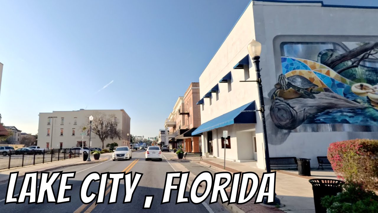 Lake City, Florida! Drive with me through a Florida town!