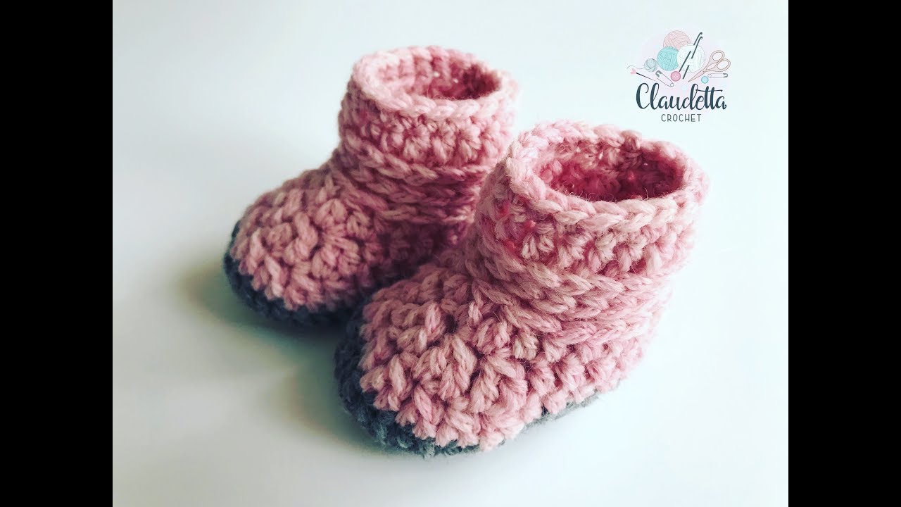 EINFACHE Babyschuhe h&auml;keln f&uuml;r Anf&auml;nger