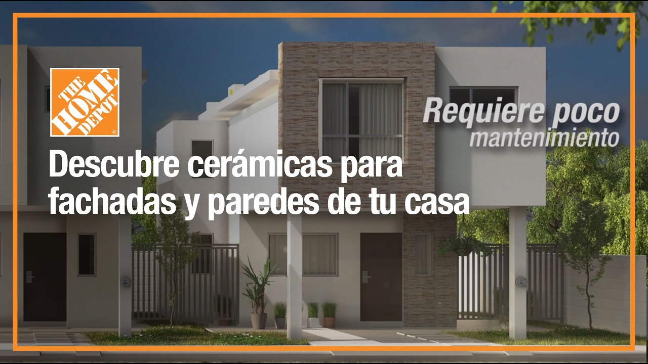 Descubre cer&aacute;micas para fachadas y paredes de tu casa | Pisos | The Home Depot Mx