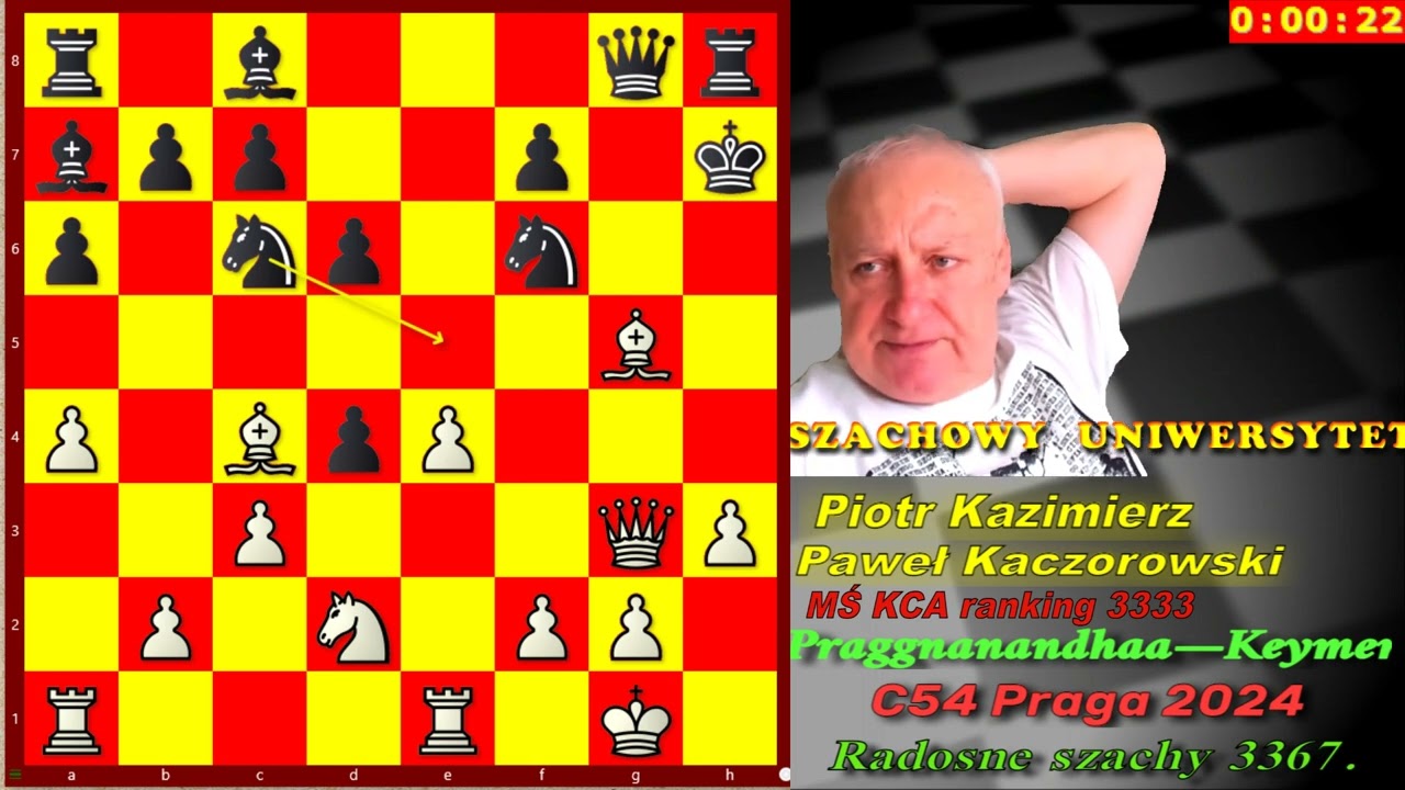 Szachy. Praga 2024 (11) C54. RS.3367.
