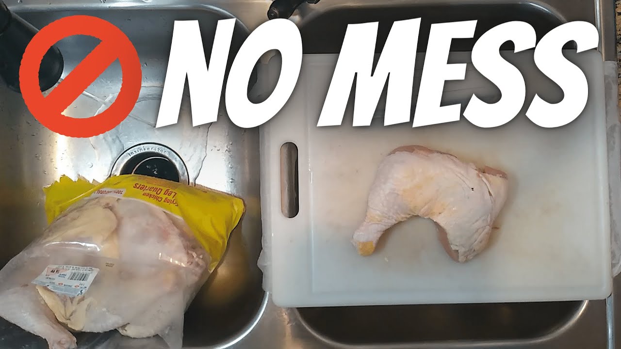 Как почистить и нарезать куриные ножки без лишних хлопот