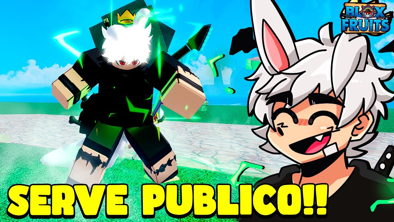 DESPERTEI a MINK V1 V2 V3 e V4 FULL em SERVE PUBLICO no BLOX FRUITS!!🐰❄️