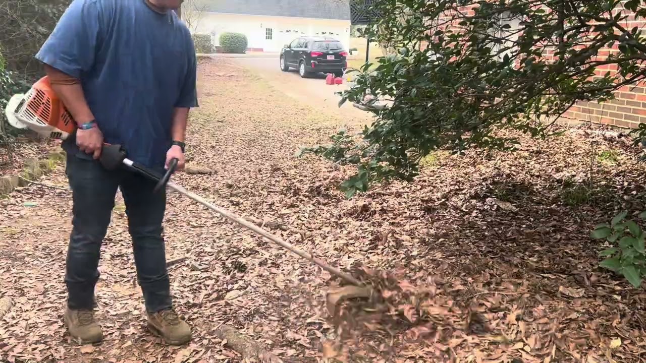 A.B Clean & Green | Cierra’s Yard Makeover Part 2 (Mowing, Weed Eating & Clean Finish)