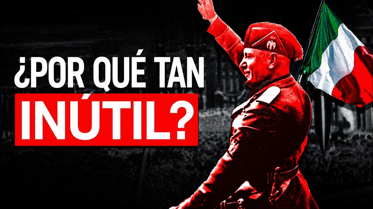 ¿Por qué Italia fue tan inútil en la Segunda Guerra Mundial?