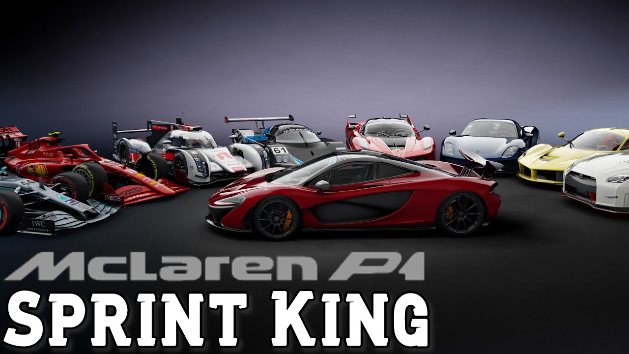 King of the 2km Drag Race - McLaren P1 in Assetto Corsa