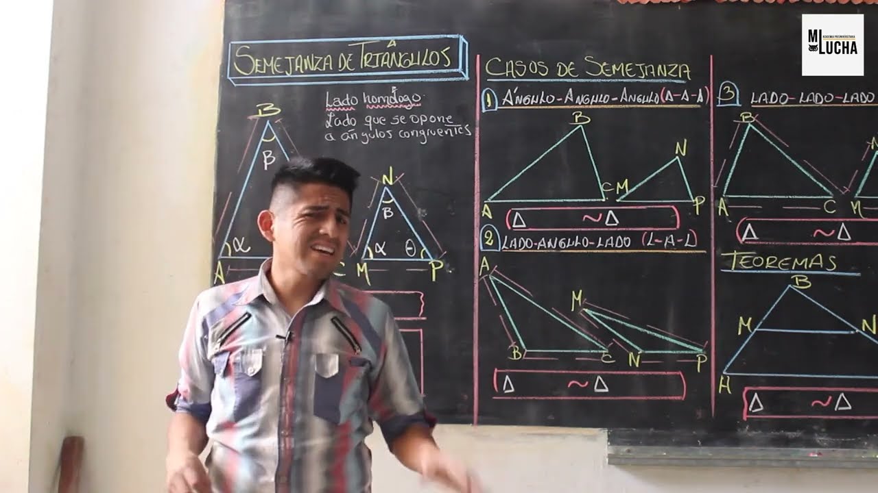 SEMEJANZA DE TRIÁNGULOS - GEOMETRÍA