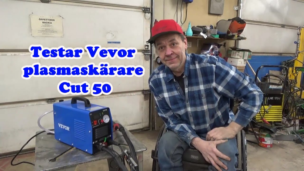 Testar Vevor plasmaskärare, Plasma cutter