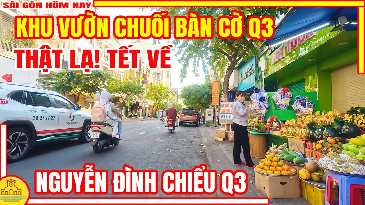 THẬT LẠ TẾT VỀ! Khu VƯỜN CHUỐI BÀN CỜ | Nguyễn Đình Chiểu (Phan Đình Phùng) | Sài Gòn Hôm Nay