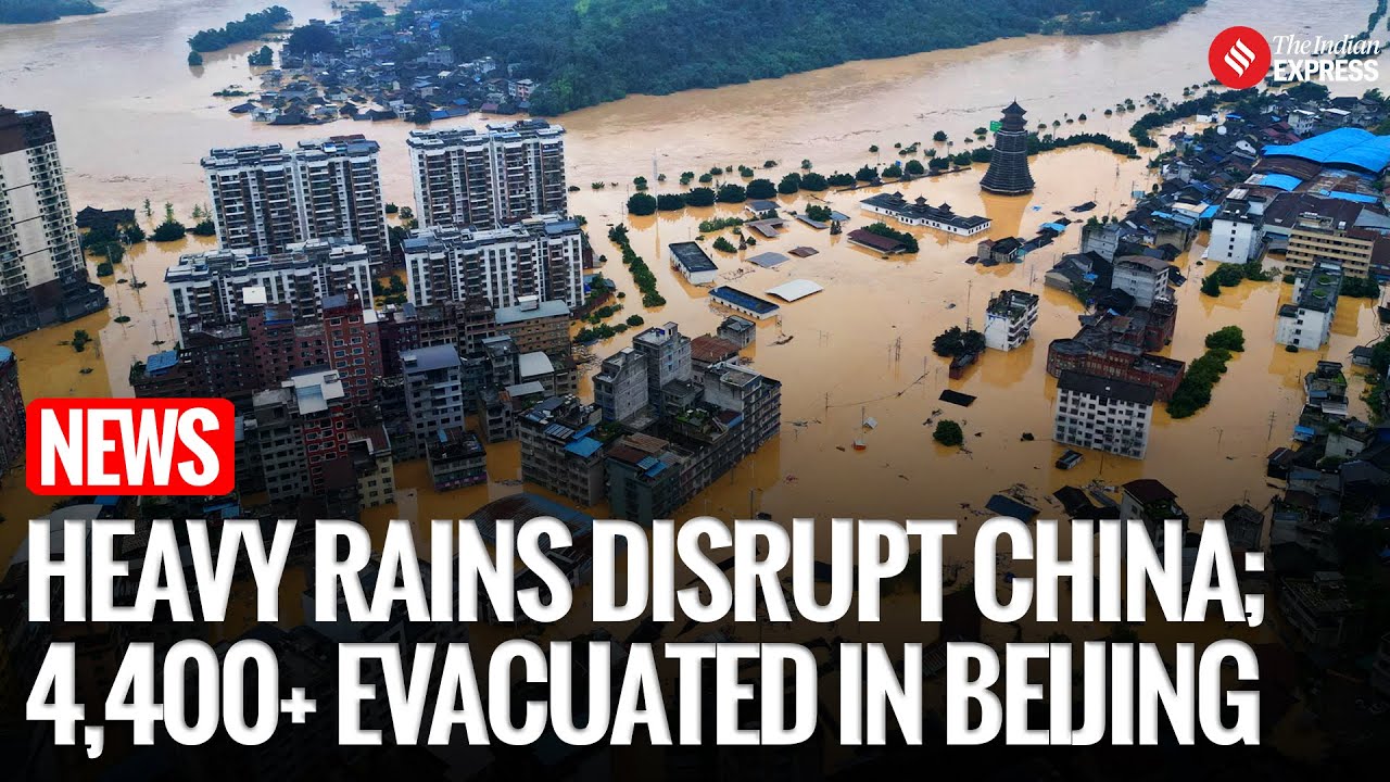 China Flood Crisis: Torrential Rains Swamp Beijing, 4,400+ Evacuated
