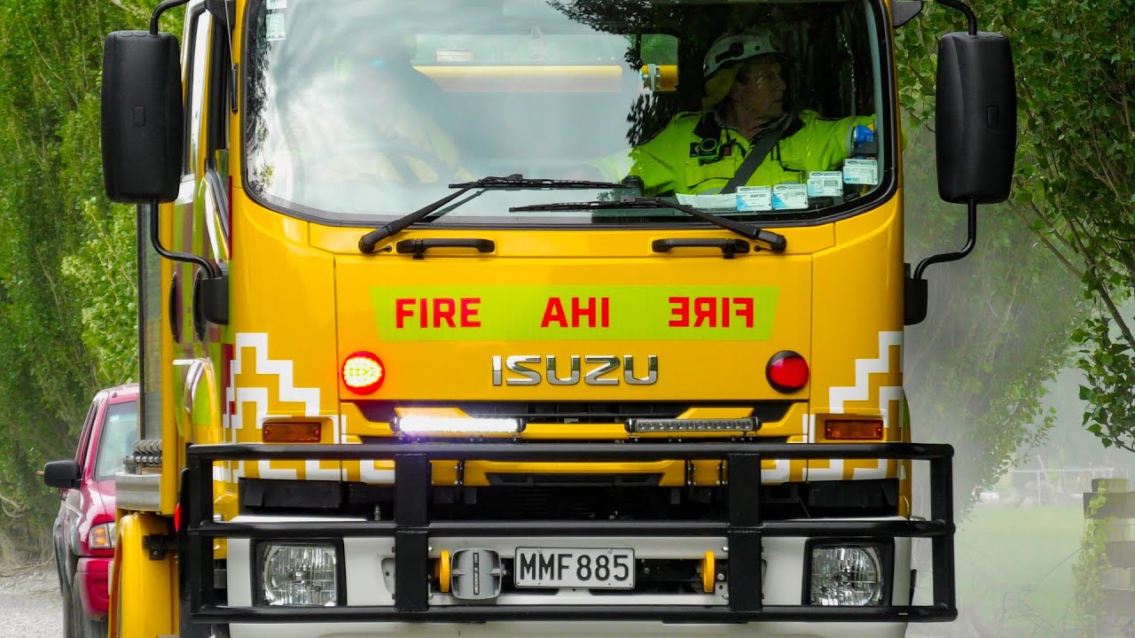 Ashburton, Rakaia & Pendarves On Scene (2nd Alarm Vegetation Fire)