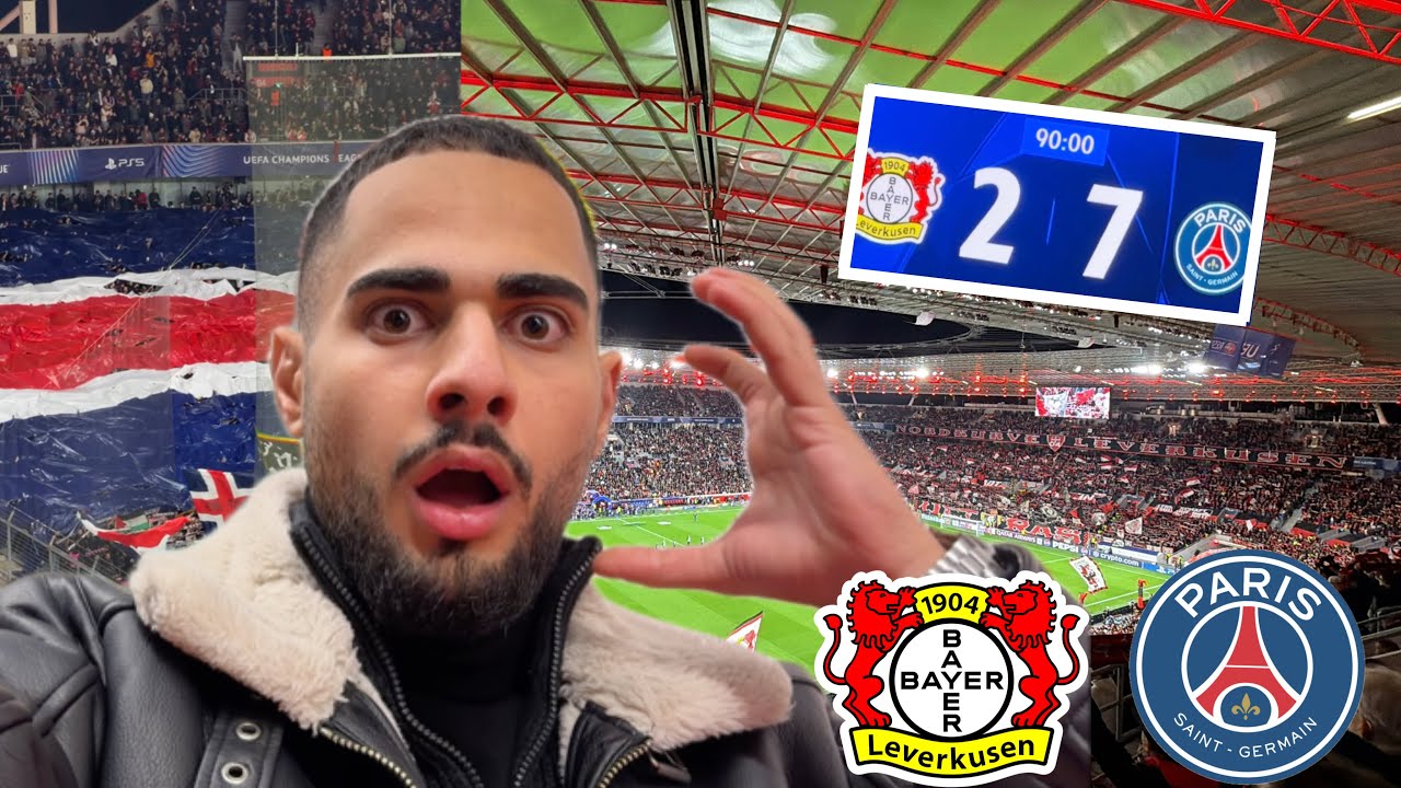 Bayer Leverkusen - Paris Saint Germain UCL Stadionvlog 🏟️ 2:7 KLATSCHE 🤯