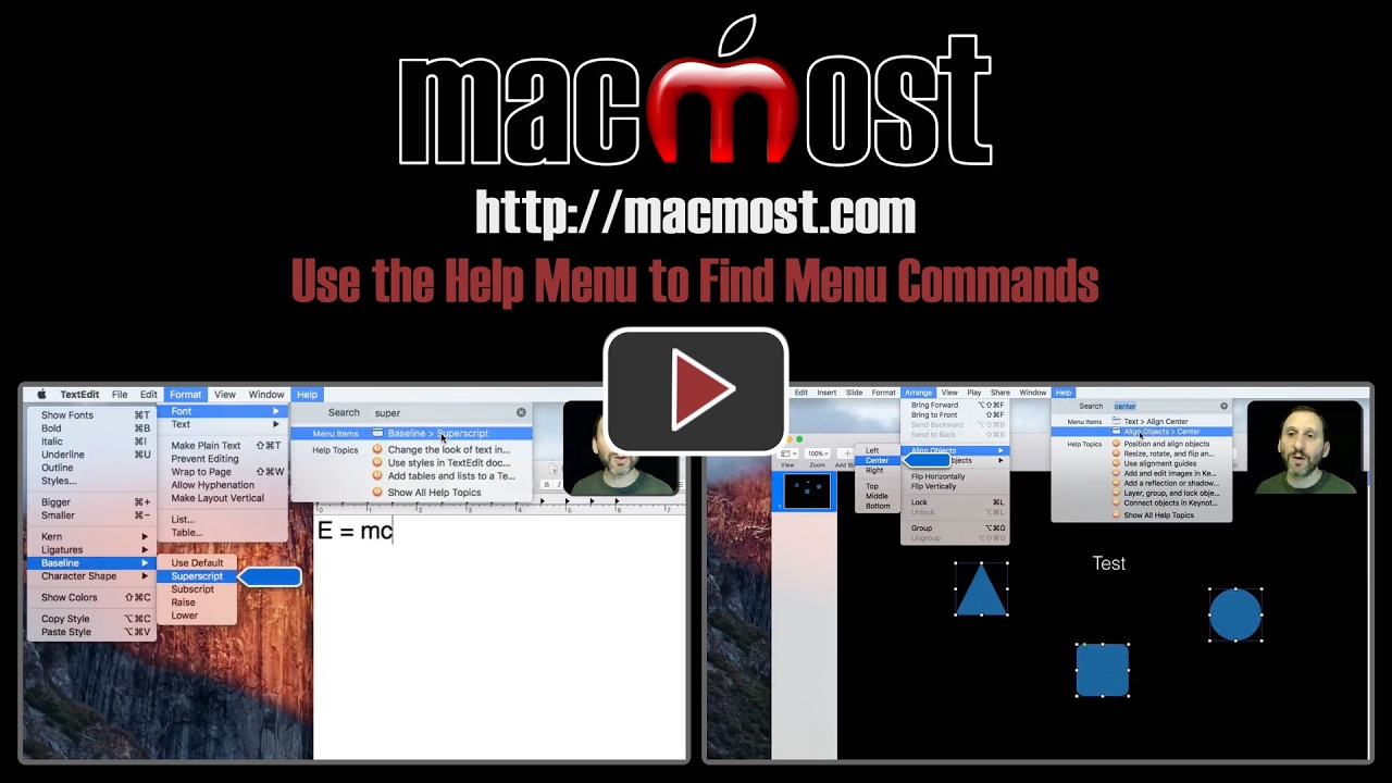 Use the Help Menu to Find Menu Commands (#1341)