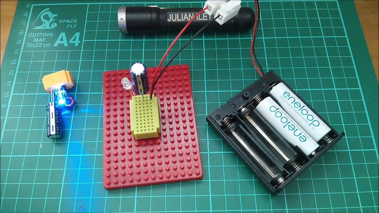 Quick and Dirty 2.5V Supercapacitor Charger