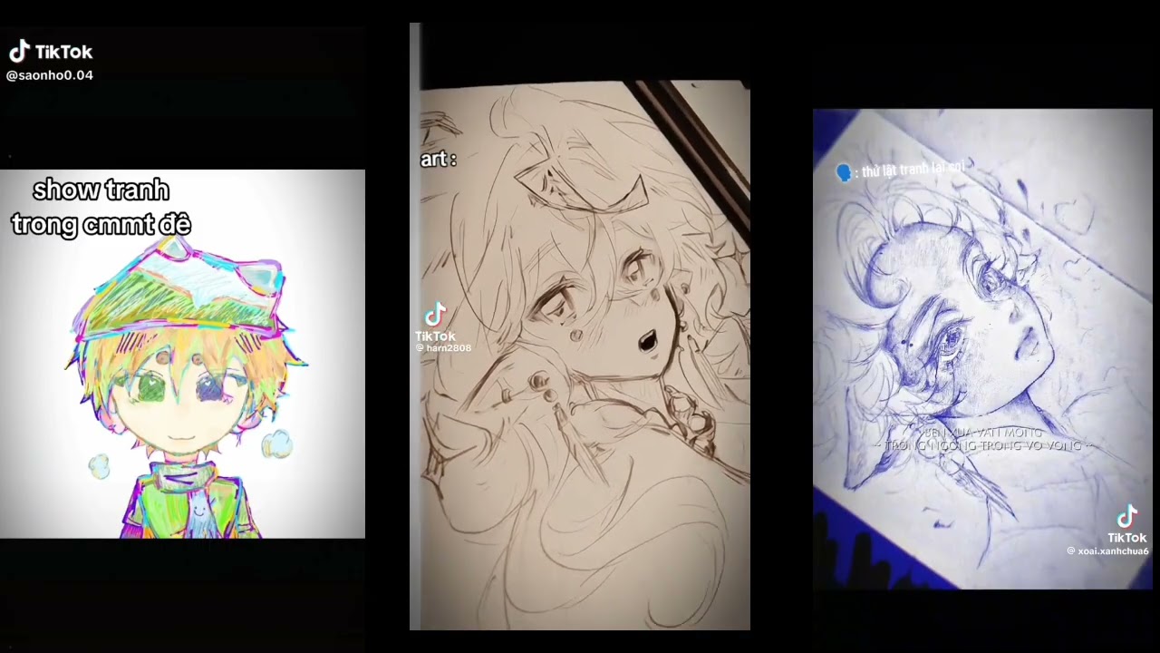 Tổng hợp tranh của các đại thần [tiktok]cre:on vd