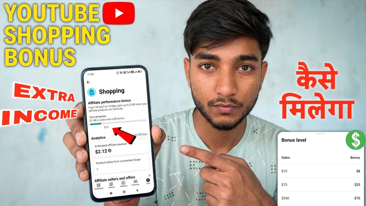 Youtube Shopping Affiliate Performance Bonus full Details 🤑| How to get Affiliate Performance Bonus