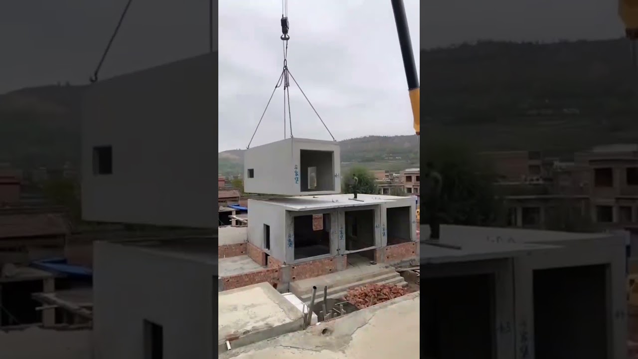 Контейнерные дома строятся за очень короткое время
