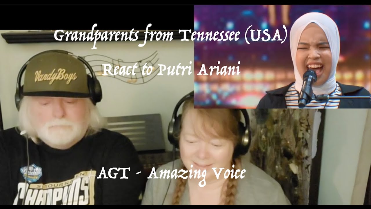 Putri Ariani - AMAZING VOICE!  - Grandparents from Tennessee (USA) react to AGT Golden Buzzer