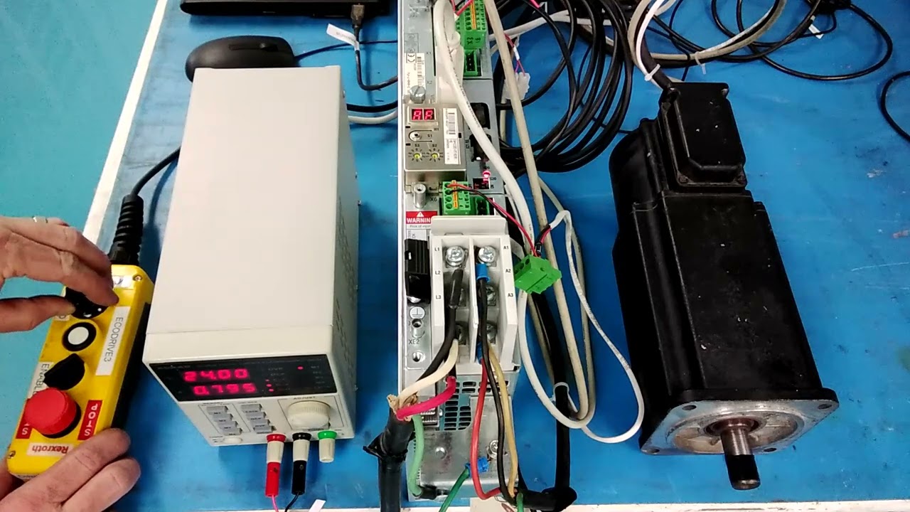 412810 - INDRAMAT SERVO DRIVE CONTROLLER - DKC02.3-040-7-FW - SNDKC023-27802
