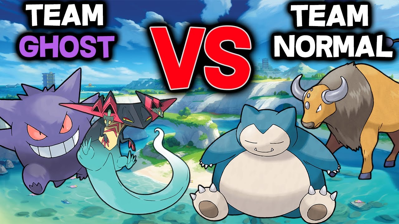 Ghost Pokemon VS Normal Pokemon..Then we FIGHT!