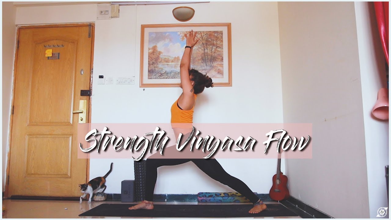 25 Minute Strength Vinyasa Flow| Short, Intense, Sweaty Flow| The Yoga Sheriff