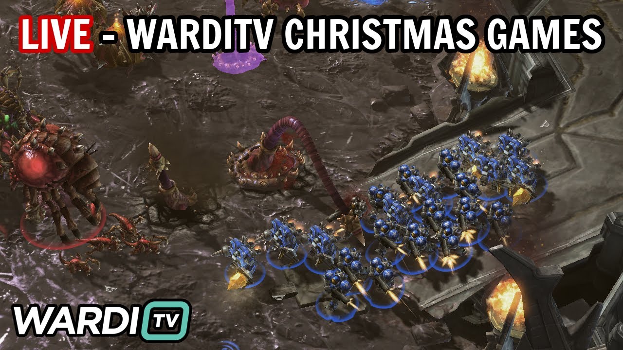 LIVE : WARDITV Christmas Day Games - Classic vs Clem, Reynor vs MaxPax & MORE! [StarCraft 2]