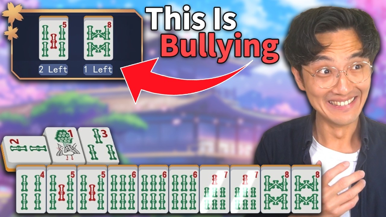 When Someone's Clearly Having A Bad Game But Then You Get Dealt A FULL FLUSH Hand [Mahjong Soul]