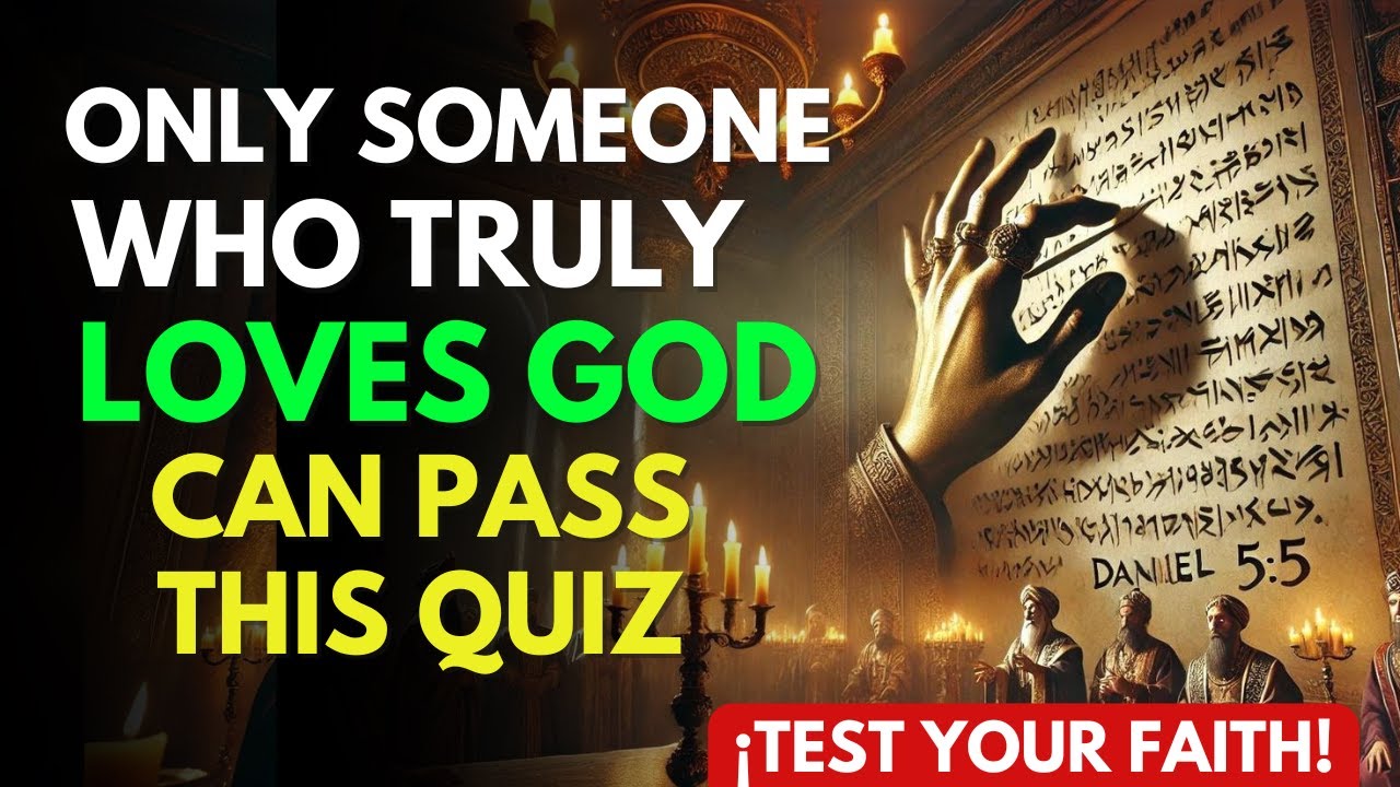 📖 God's ULTIMATE Challenge: Can You Answer All 25? 🔥 Only True Believers Pass! ✝️