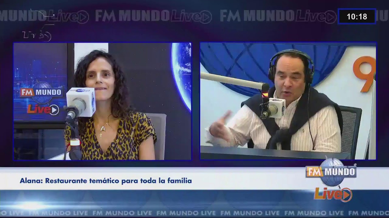 #FmMundoLive | Alana: Restaurante tem&aacute;tico para toda la familia