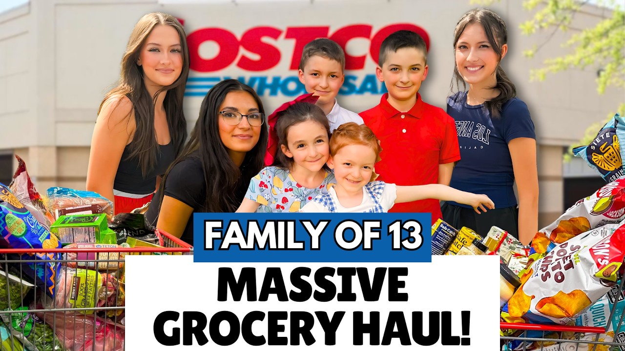 ОГРОМНАЯ закупка в Costco на $1 100 | Автопутешествие семьи из 13 человек
