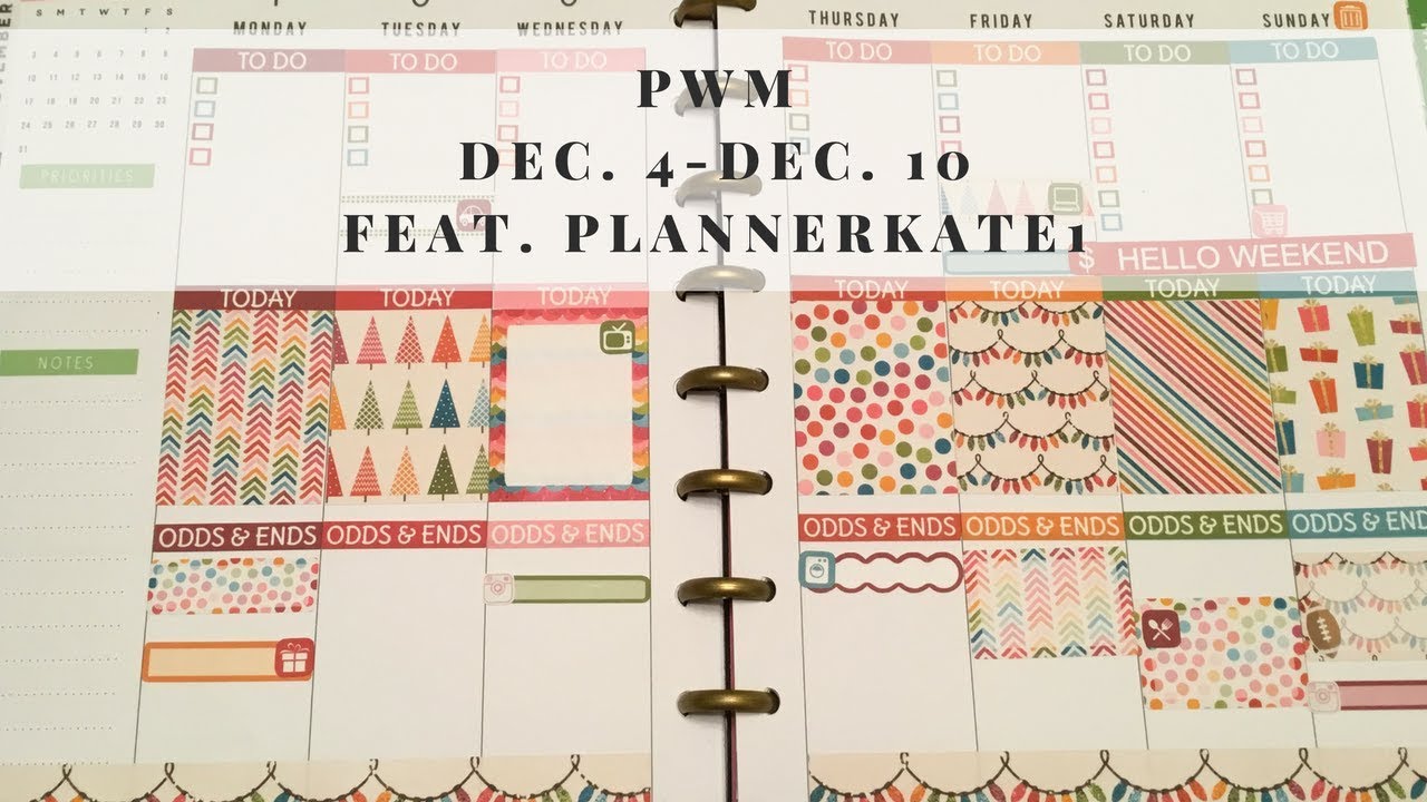 Plan With Me | Merry and Bright | Feat. PlannerKate1