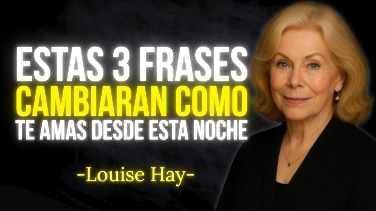 DI ESTAS 3 FRASES antes de dormir y DESCANSARÁS PROFUNDAMENTE | Louise Hay