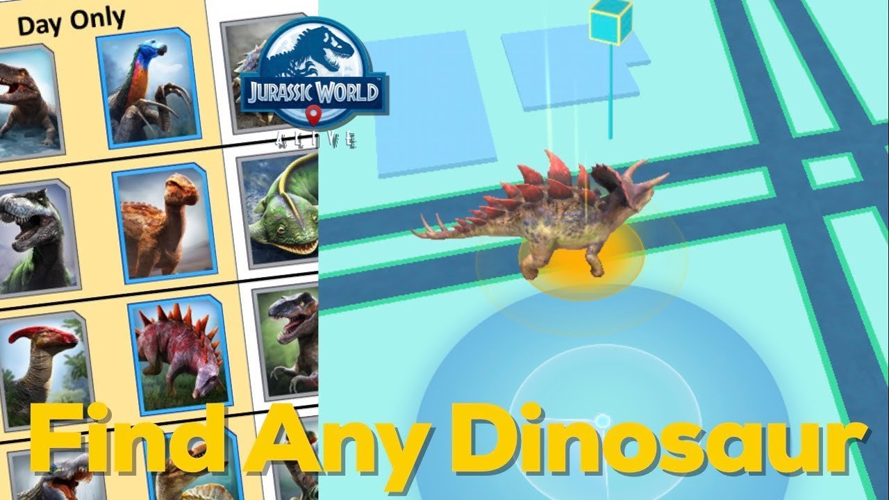 HOW TO FIND ANY DINOSAUR IN JURASSIC WORLD ALIVE