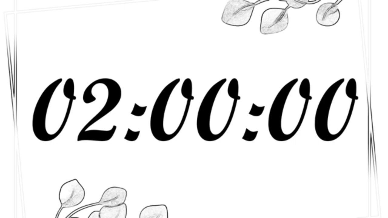 2 Hour Timer | 120 Minute Timer | 120 Minute Countdown with Music