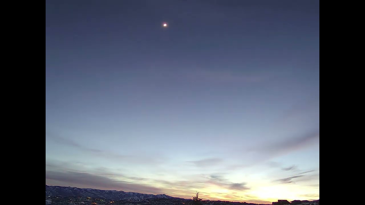 Sunset Time-lapse: Sunday, February 22, 2026